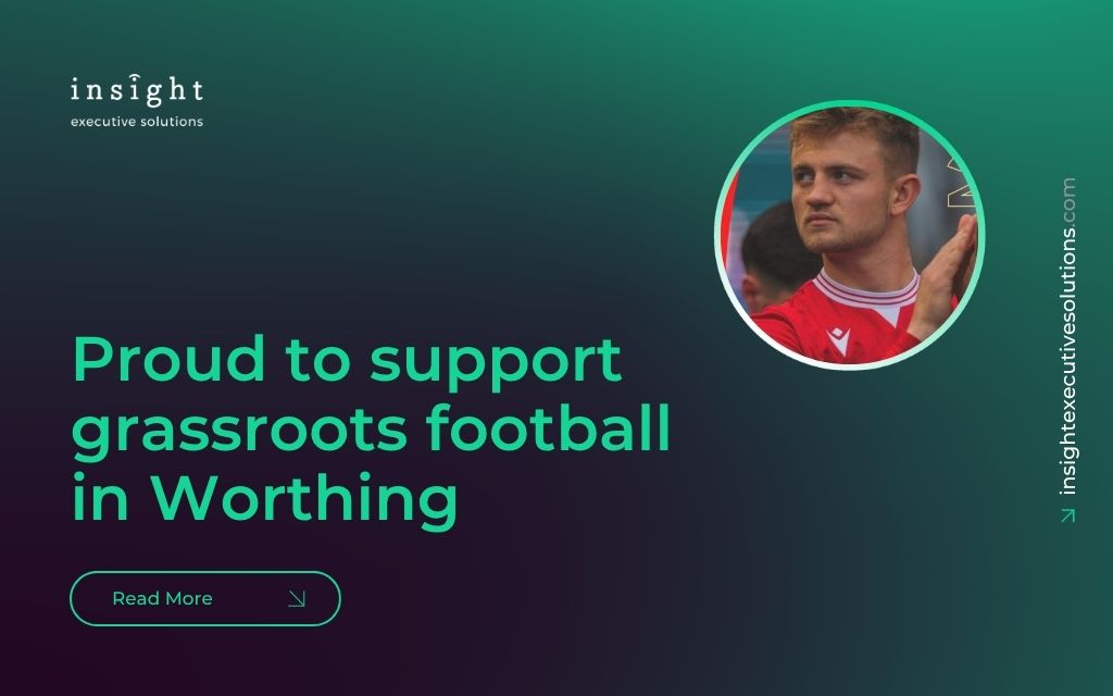 Insight Executive Solutions proud to support grassroots football in Worthing